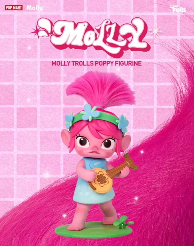 Estatueta de papoula Molly Trolls