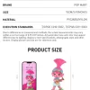 Estatueta de papoula Molly Trolls