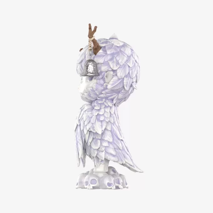 Estatueta de pena de cerâmica de Hirono