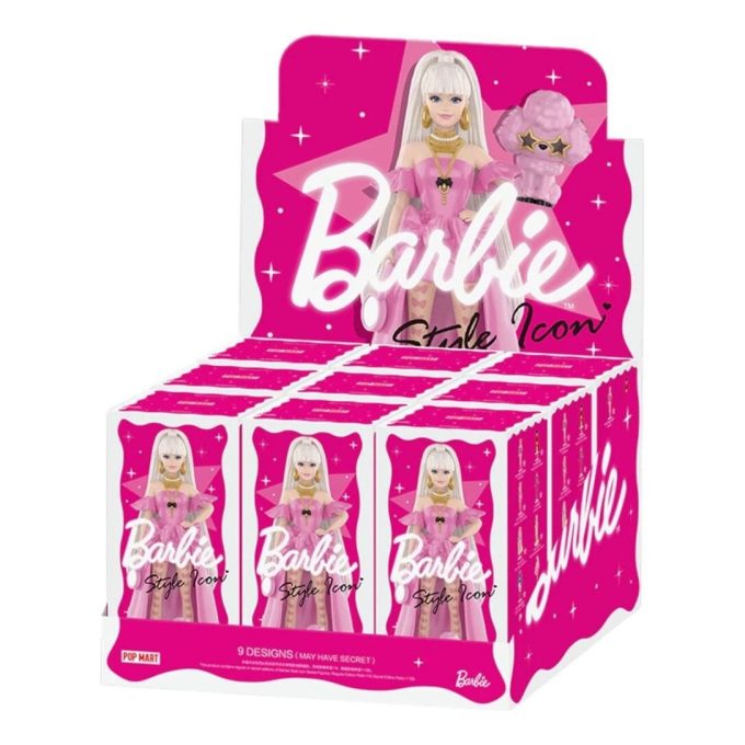Estojo lacrado com ícone de estilo Barbie (9 caixas surpresa)