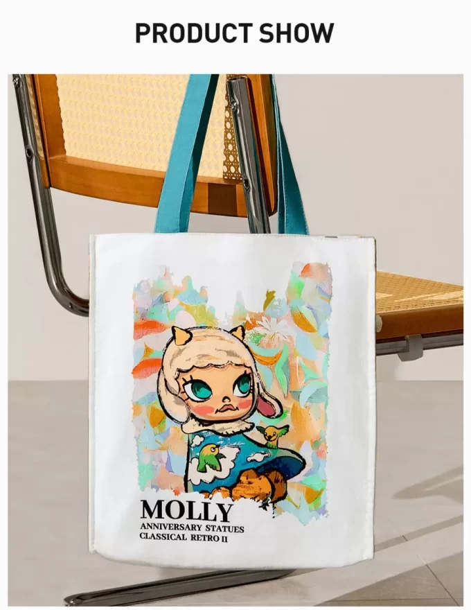 Estátuas de aniversário MOLLY Classical Retro Série 2 – Bolsa de lona
