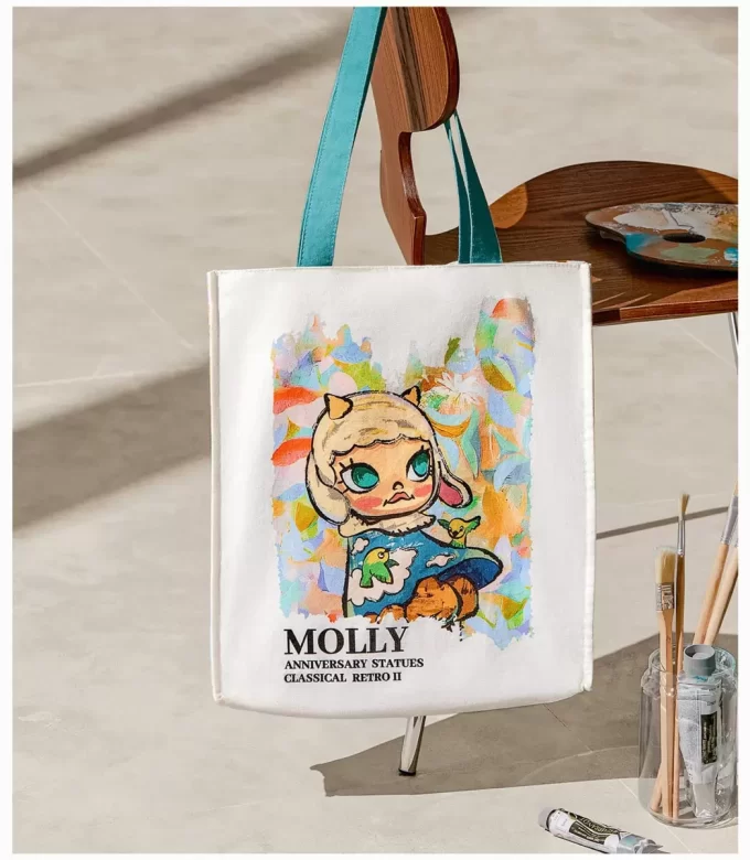 Estátuas de aniversário MOLLY Classical Retro Série 2 – Bolsa de lona