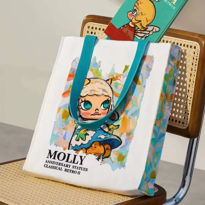 Estátuas de aniversário MOLLY Classical Retro Série 2 – Bolsa de lona