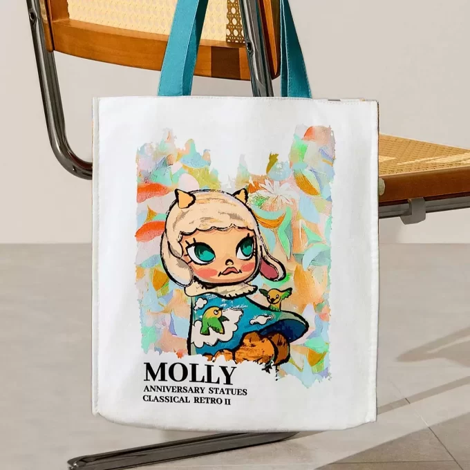 Estátuas de aniversário MOLLY Classical Retro Série 2 – Bolsa de lona