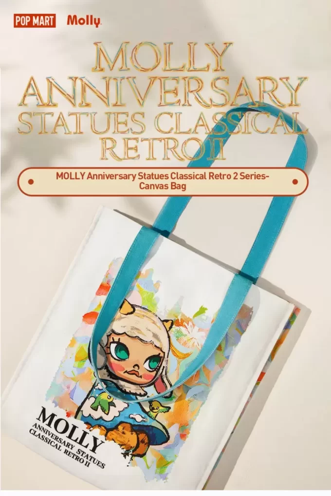 Estátuas de aniversário MOLLY Classical Retro Série 2 – Bolsa de lona