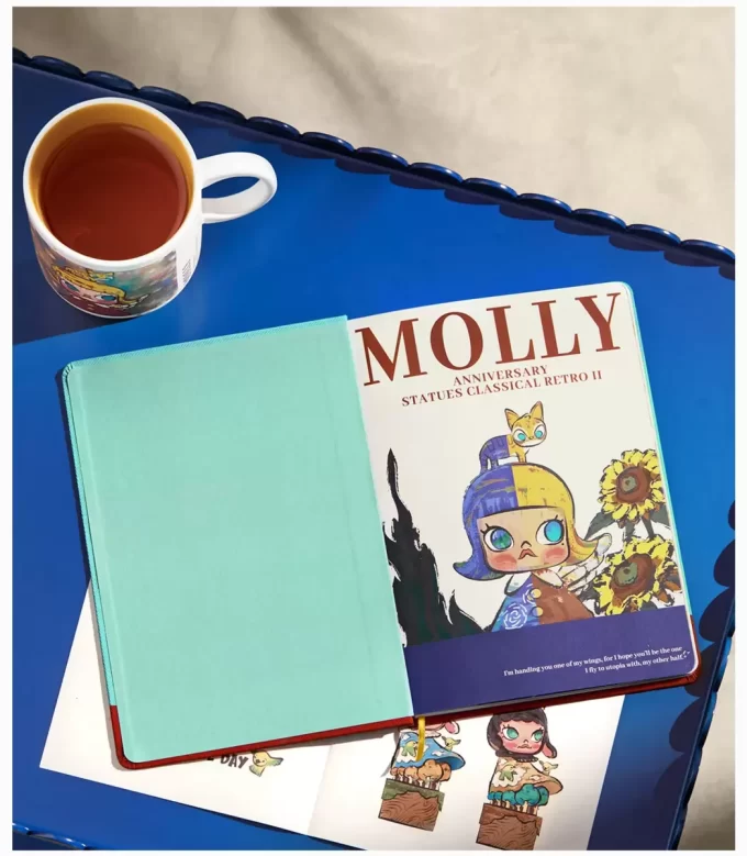 Estátuas de aniversário MOLLY Classical Retro Série 2 – Caderno