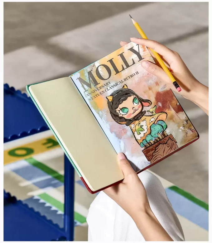 Estátuas de aniversário MOLLY Classical Retro Série 2 – Caderno