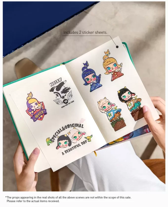 Estátuas de aniversário MOLLY Classical Retro Série 2 – Caderno