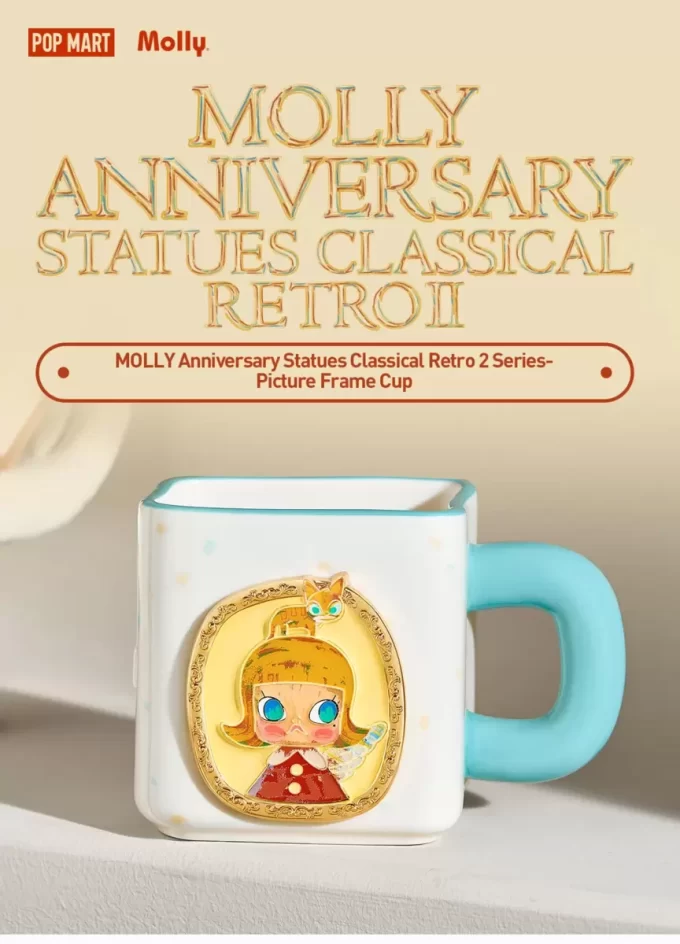 Estátuas de aniversário MOLLY Classical Retro Série 2 – Moldura de copo