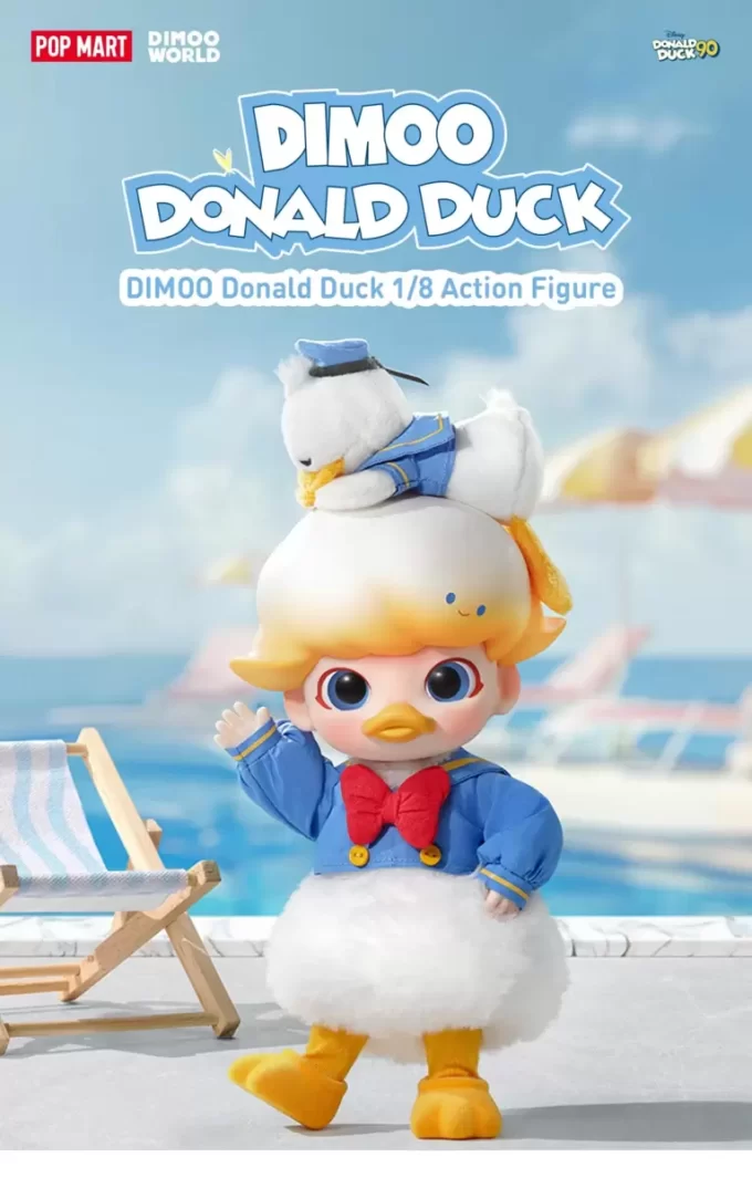 Figura de ação DIMOO Pato Donald 1/8