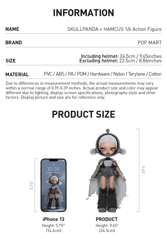 Figura de ação SKULLPANDA × HAMCUS 1/6