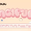 Figura de cachorrinho fofo HACIPUPU