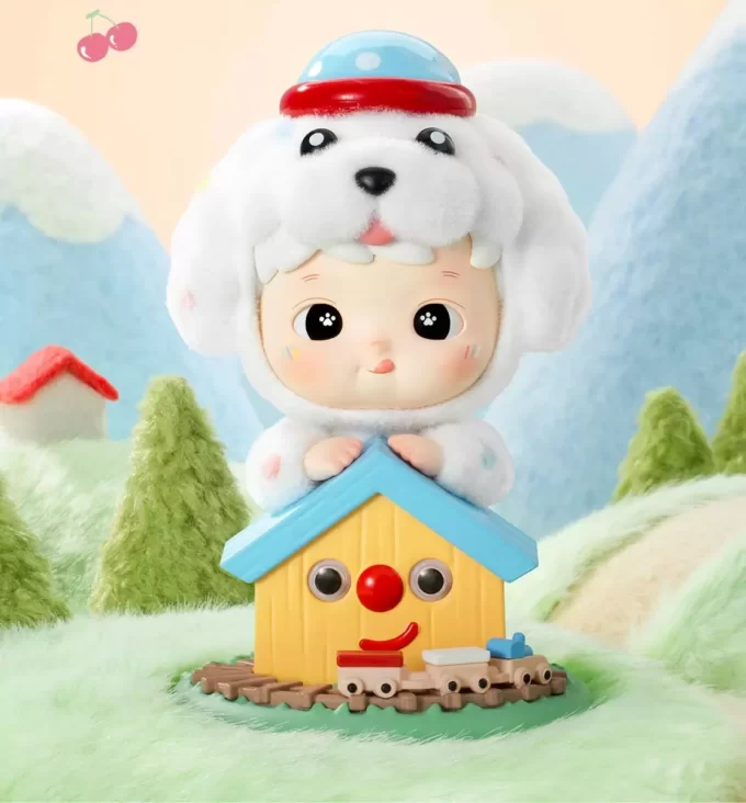 Figura de cachorrinho fofo HACIPUPU