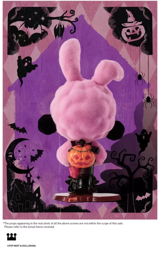Figura de coelho ou cachorrinho SKULLPANDA