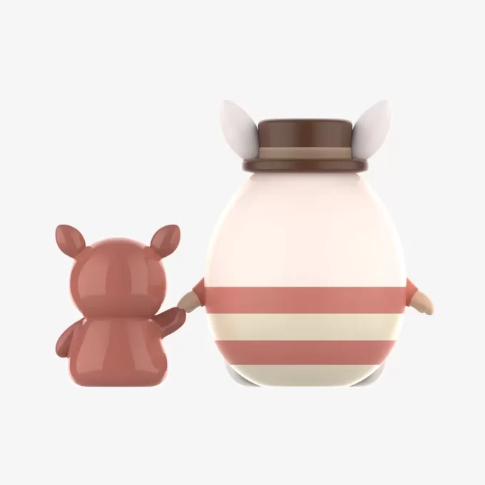 Figura de coelho ovo PUCKY
