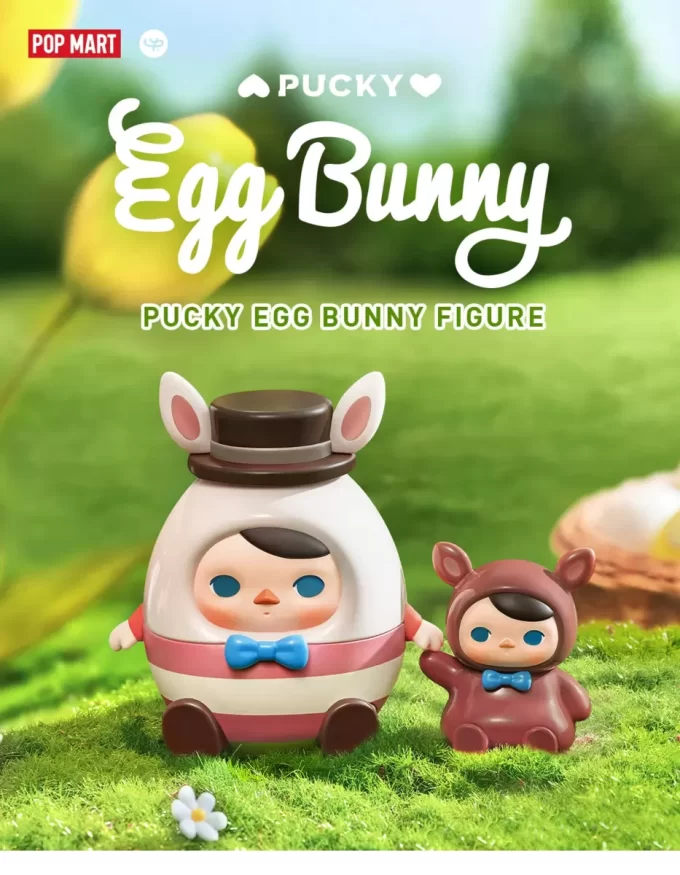 Figura de coelho ovo PUCKY