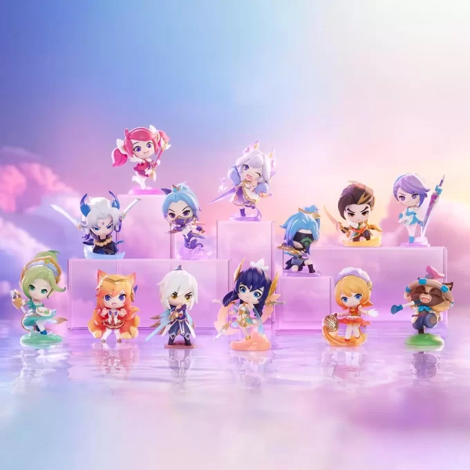 Figuras da série Chibi Fight For The Golden Spatula