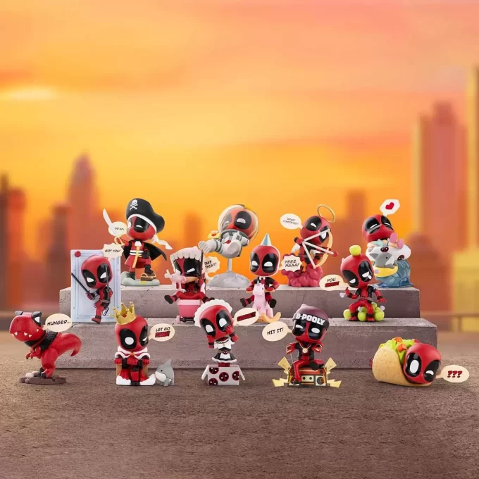 Figuras da série Deadpool da Marvel
