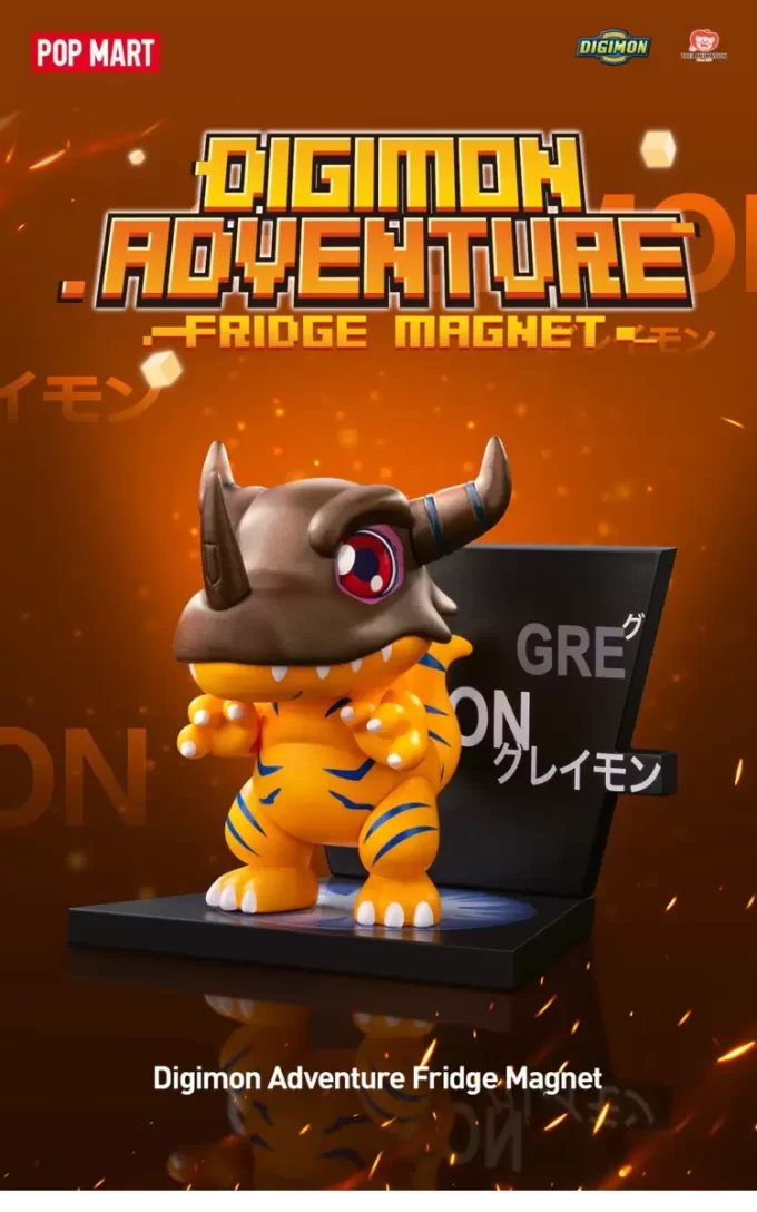 Figuras da série Digimon Adventure Fridge Magnet