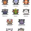 Figuras da série Digimon Adventure Fridge Magnet