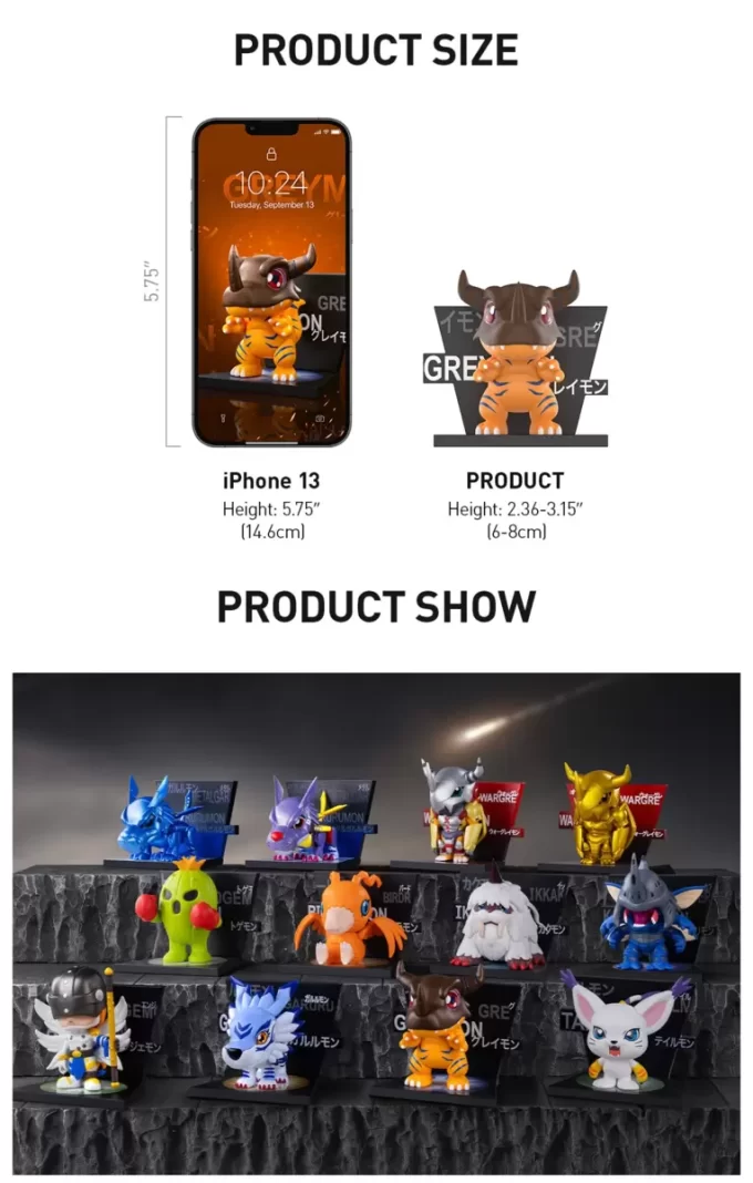 Figuras da série Digimon Adventure Fridge Magnet