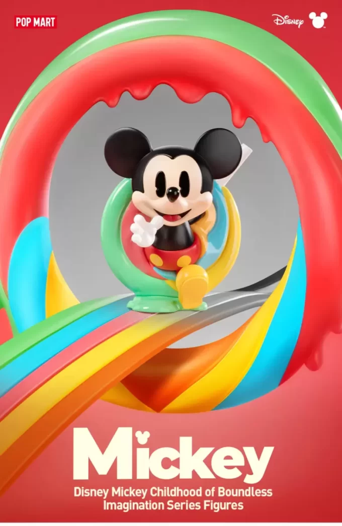 Figuras da série Disney Mickey Childhood of Boundless Imagination