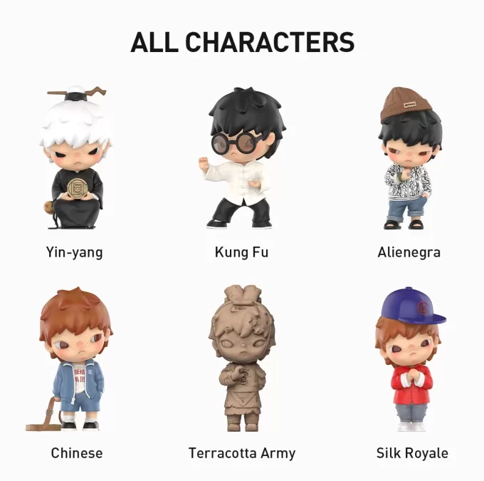 Figuras da série Hirono × CLOT