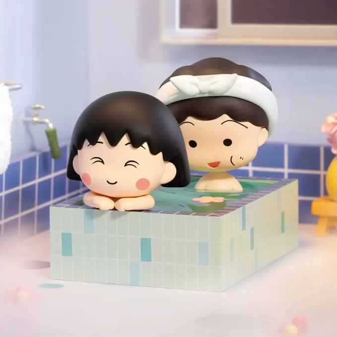 Figuras da série The Time With You de Chibi Maruko Chan
