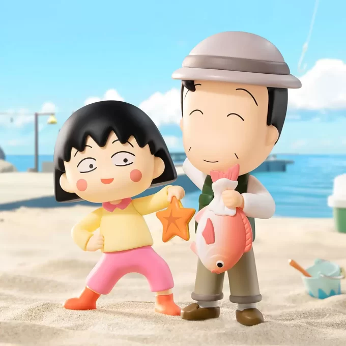 Figuras da série The Time With You de Chibi Maruko Chan