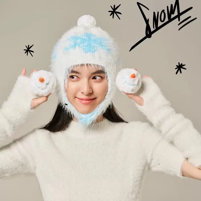Gorro de malha da série Tell Me What You Want da SKULLPANDA