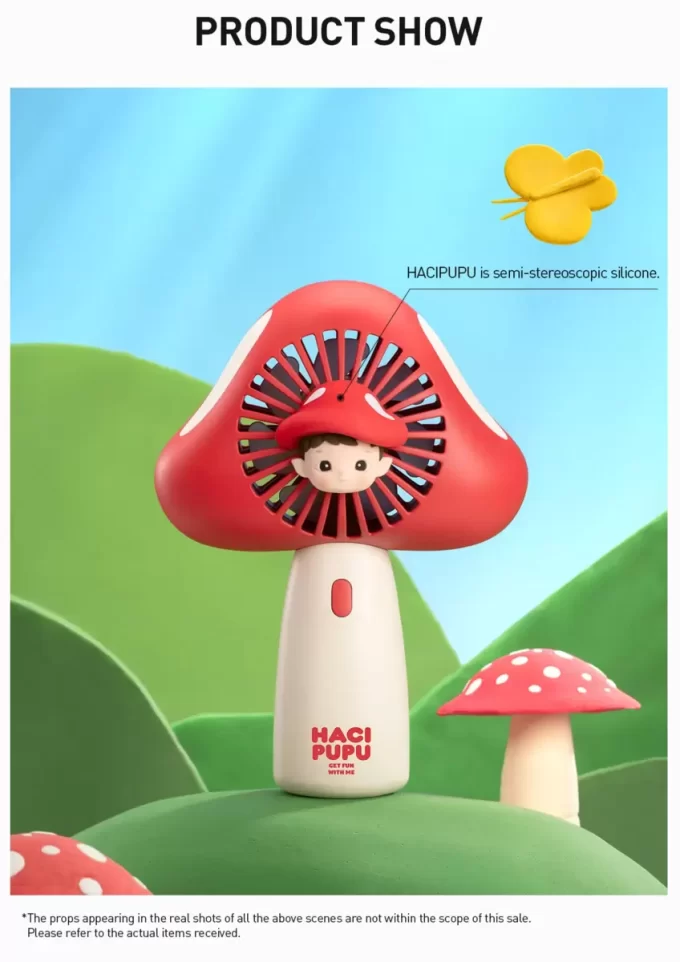 HACIPUPU Adventures In The Woods Series – Ventilador de mão