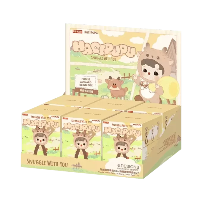 HACIPUPU Série Snuggle With You – Caixa Surpresa com Cordão para Telefone