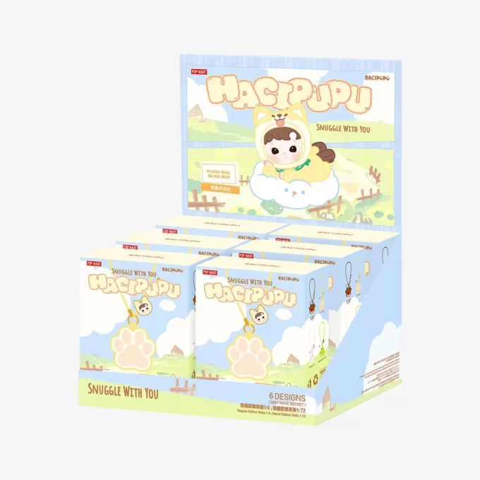 HACIPUPU Série Snuggle With You – Caixa Surpresa com Saco de Pelúcia
