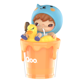 Hirono x Qoo Drink Finish deixa seu rosto rosa