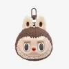 LABUBU Originals – Bolsa de silicone marrom para fones de ouvido