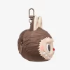LABUBU Originals – Bolsa de silicone marrom para fones de ouvido