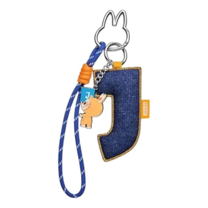 Labubu Pin para Pingente de Carta de Amor “J”