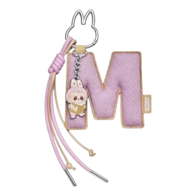 Labubu Pin para Pingente de Carta de Amor “M”