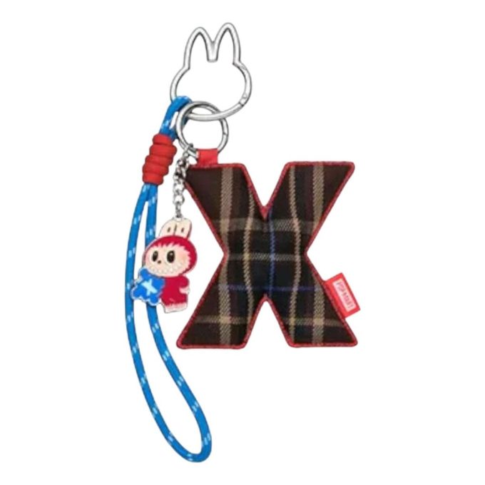 Labubu Pin para Pingente de Carta de Amor “X”
