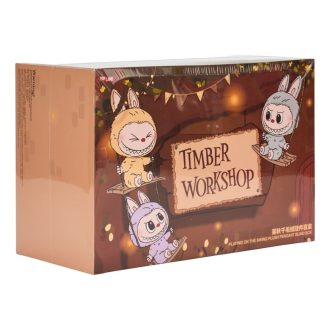 Labubu The Monsters Timber Workshop Brincando no Balanço Pingente Pop Land Caixa Lacrada Exclusiva (6 Caixas Surpresa)