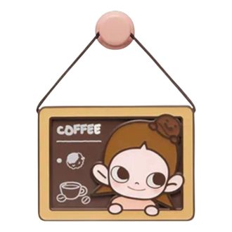 Ímã de geladeira da Pop Bean Coffee Factory “Mistura especial Zsiga”