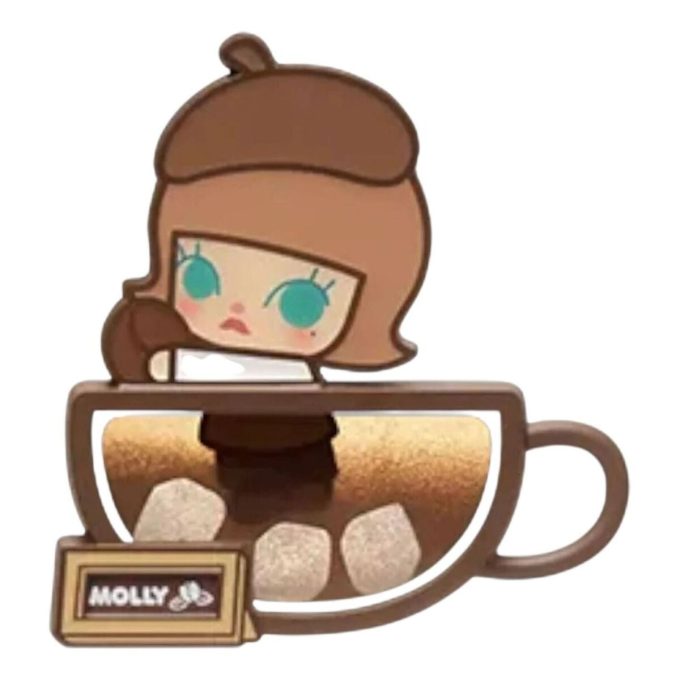 Ímã de geladeira da Pop Bean Coffee Factory “Molly Mexa com Açúcar”