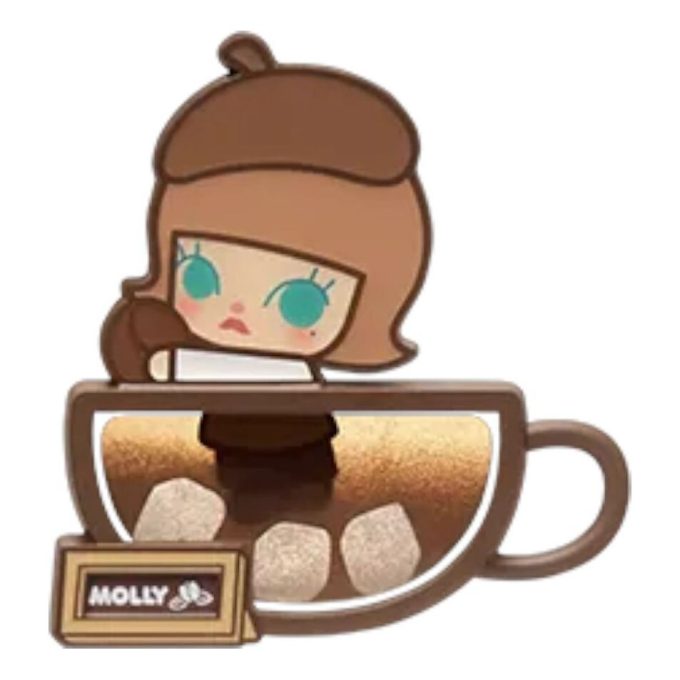 Ímã de geladeira da Pop Bean Coffee Factory “Molly Mexa com Açúcar”