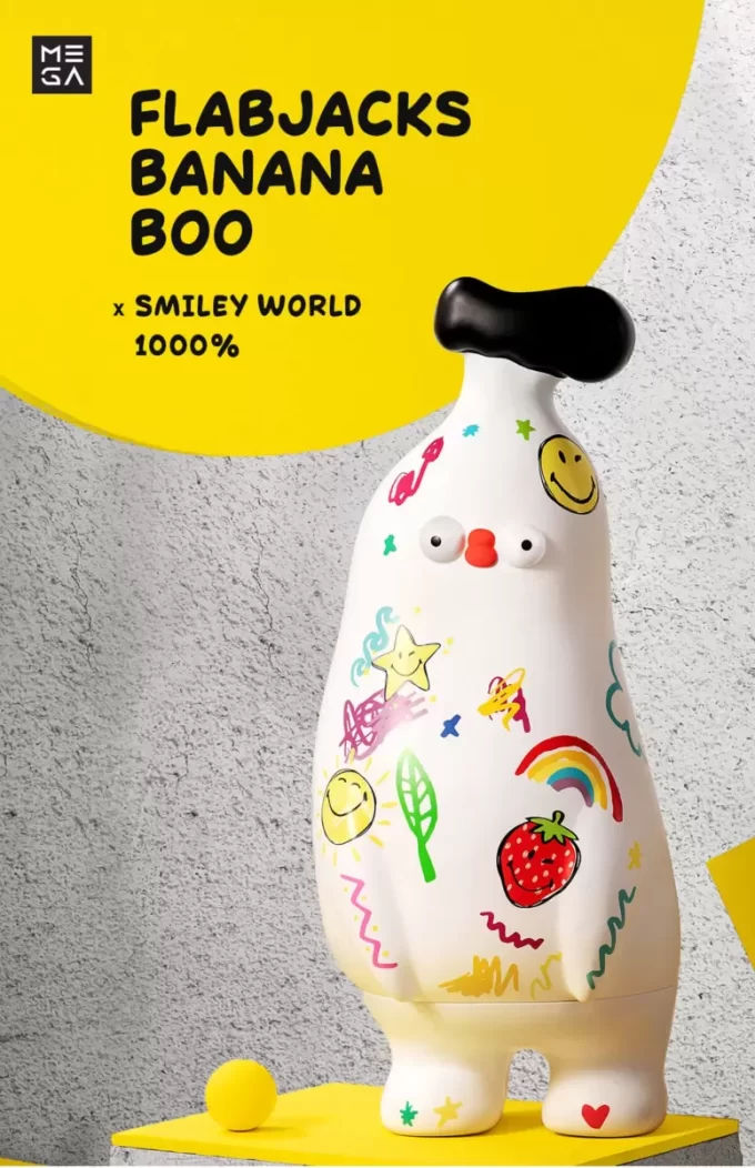 MEGA COLEÇÃO 1000% FLABJACKS Banana Boo × Smiley