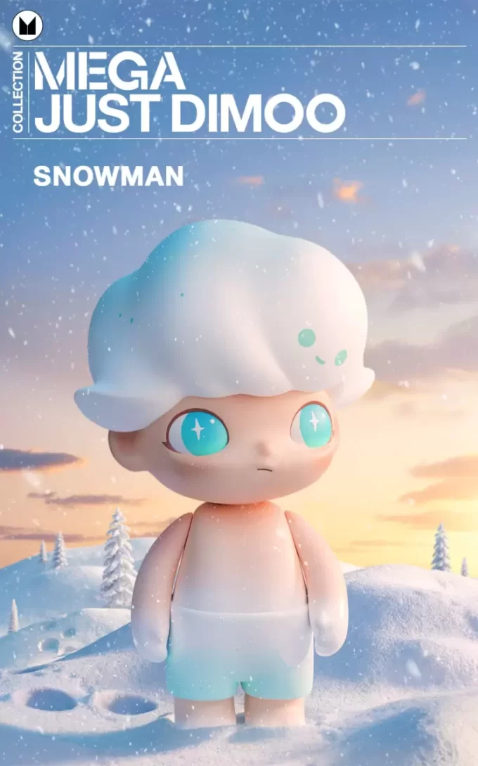 MEGA COLEÇÃO 1000% JUST DIMOO Boneco de Neve