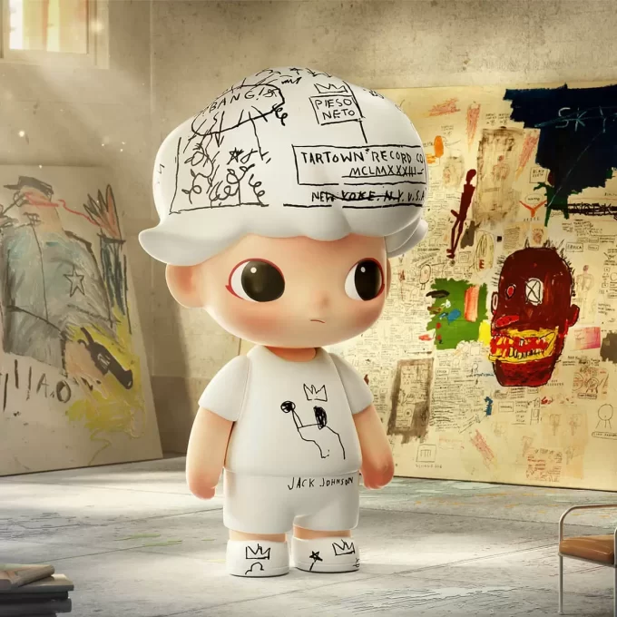 MEGA COLEÇÃO 1000% JUST DIMOO × Jean-Michel Basquiat