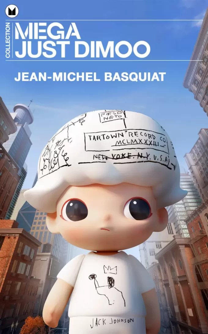 MEGA COLEÇÃO 1000% JUST DIMOO × Jean-Michel Basquiat
