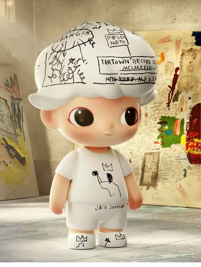 MEGA COLEÇÃO 1000% JUST DIMOO × Jean-Michel Basquiat