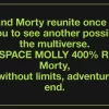 MEGA ESPAÇO MOLLY 400% Rick e Morty
