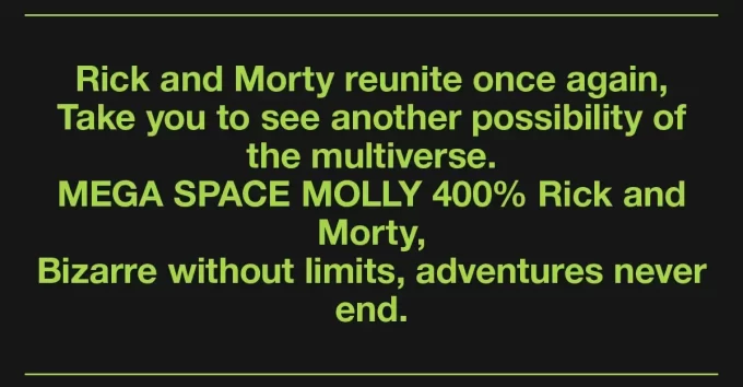 MEGA ESPAÇO MOLLY 400% Rick e Morty